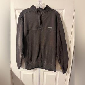 Men’s large brown Columbia quarter zipper